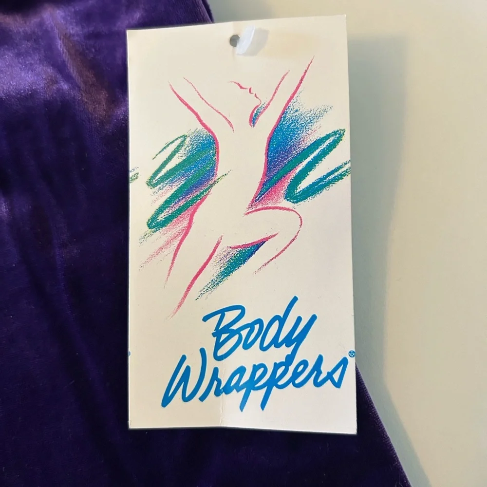 Body wrappers 90s velvet dance top